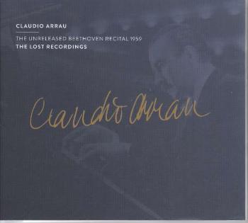 ARRAU, CLAUDIO - THE UNRELEASED BEETHOVEN RECITAL 1959, CD