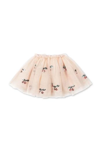 Dievčenská sukňa Konges Sløjd YVONNE SKIRT ružová farba, mini, áčkový strih, KS101759