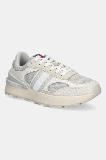 Tenisky Tommy Jeans TECH RUNNER béžová farba, EN0EN02743