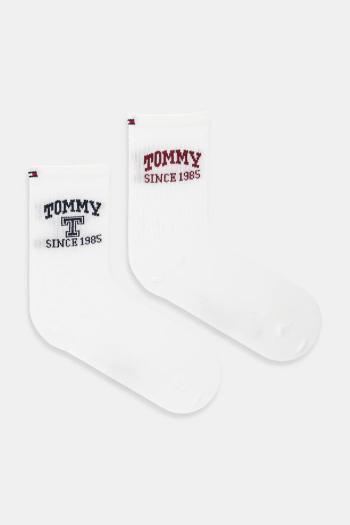 Detské ponožky Tommy Hilfiger 2-pak biela farba, 701236411