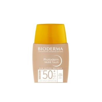 Bioderma Photoderm Nude Touch ochranný tónovaný fluid pre zmiešanú až mastnú pleť odtieň Natural SPF50+ 40 ml