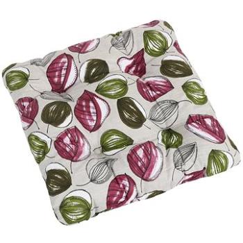 Bellatex BERTA prešívaný – 40 × 40 cm, prešívaný – lístky (3137)