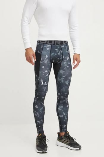 Tréningové legíny Under Armour HeatGear Printed čierna farba, vzorované, 1386938