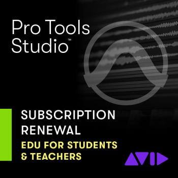 AVID Pro Tools Studio Annual Subscription Renewal for Students & Teachers (Digitálny produkt)