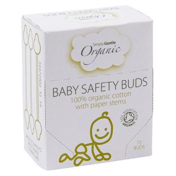 SIMPLY GENTLE Organické detské vatové tyčinky 72 kusov