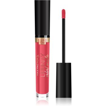 Max Factor Lipfinity Velvet Matte matný tekutý rúž odtieň 025 Red Luxury 3,5 ml