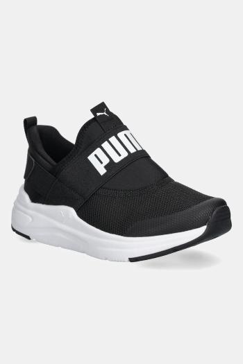 Detské tenisky Puma Softride Wired 2 SLIPTECH Jr čierna farba, 402831