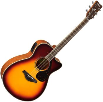 Yamaha FSX820CBSII Brown Sunburst Elektroakustická gitara Jumbo