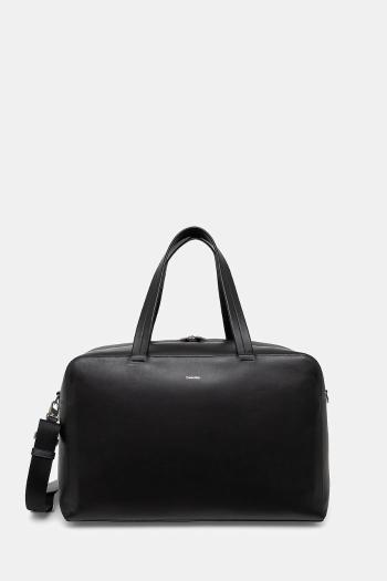 Kožená taška Calvin Klein čierna farba, K50K512931