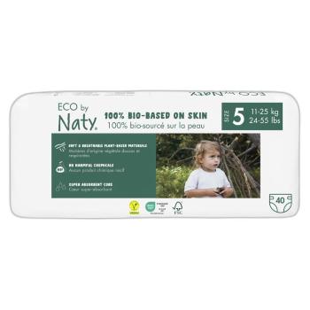 ECO BY NATY Ekoplienky Junior 11-25 kg Economy pack 40 kusov