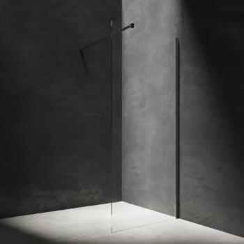 OMNIRES - MARINA walk-in, 110 cm čierna mat / transparent /BLMTR/ DNR11XBLTR