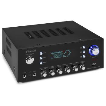 Fenton AV120FM, stereo HiFi zosilňovač, 120 W RMS, (2 x 60 W na 8 Ohm), BT/USB/AUX