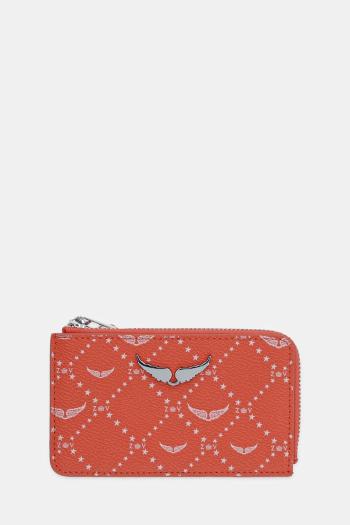 Peňaženka ZADIG&VOLTAIRE dámska, oranžová farba, LWSG03642