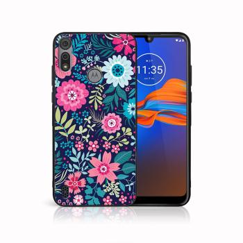 MY ART Silikónový kryt Motorola Moto E6s FLORA (038)