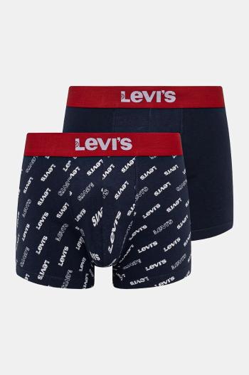 Boxerky Levi's 2-pak pánske, tmavomodrá farba, 37149-0973