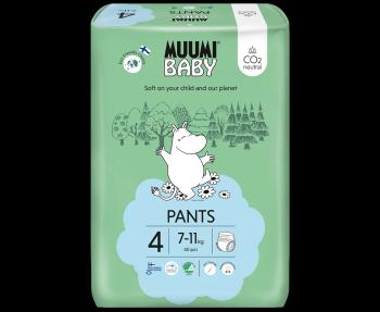 MUUMI BABY Nohavičky plienkové jednorázové 4 Maxi 7-11kg, 40 ks