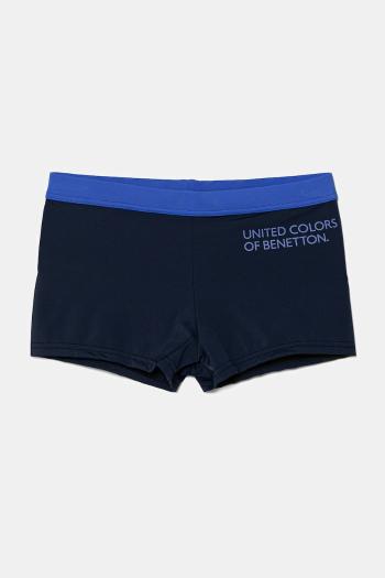Šortky United Colors of Benetton tmavomodrá farba, 3L030X01F