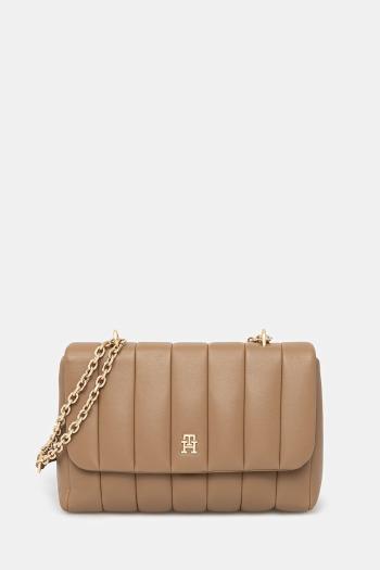 Kabelka Tommy Hilfiger béžová farba, AW0AW17669