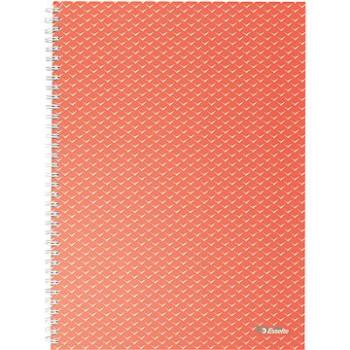 ESSELTE Colour Breeze A4, 80 listov, linkovaný, koralový (628483)