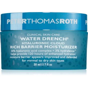 Peter Thomas Roth Water Drench Hyaluronic Cloud Rich Barrier Moisturizer bohatý hydratačný krém pre obnovu kožnej bariéry 50 ml