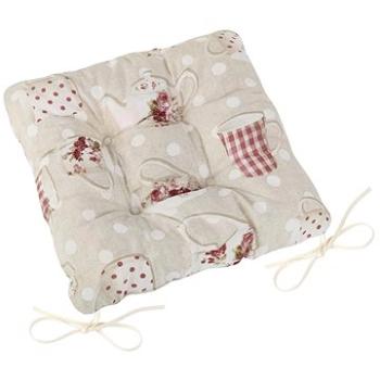 Bellatex EMA prešívaný – 40 × 40 cm, štvorec – hrnček s kanvičkou (5111)