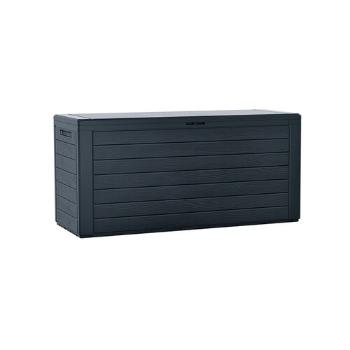 Ladă de depozitare pentru grădină Woodebox ,antracit, 280 l, 116 x 55 x 44 cm 