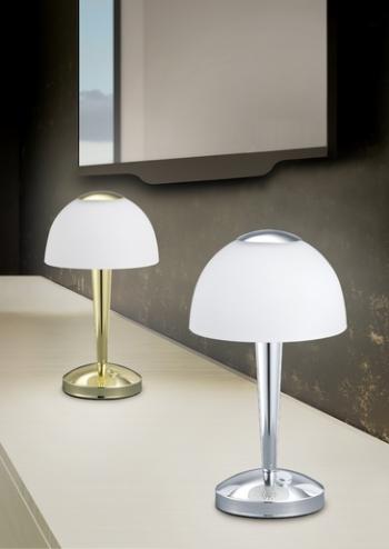 LED stolová lampa Trio Ventura nikel 529990107