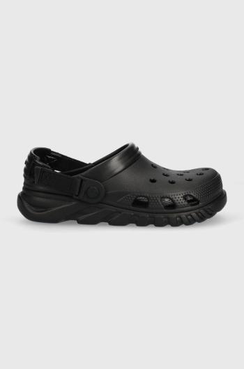 Šľapky Crocs Duet Max II Clog dámske, čierna farba, na platforme, 208776