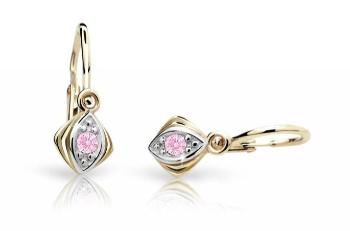 Cutie Jewellery Zlaté detské náušnice C1897-10-X-1 ružová