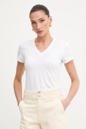 Tričko Armani Exchange dámske, biela farba, XW000606 AF10355