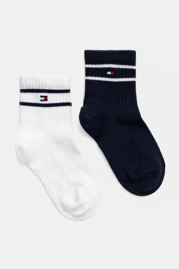 Detské ponožky Tommy Hilfiger 2-pak tmavomodrá farba, 701232723