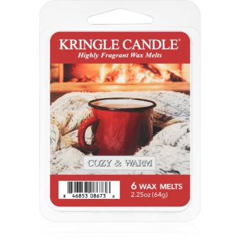 Kringle Candle Cozy & Warm illatos viasz aromalámpába 64 g