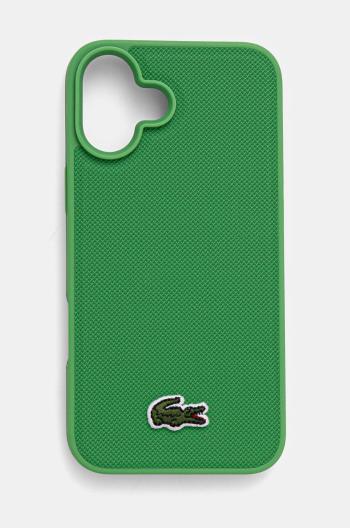 Puzdro na mobil Lacoste iPhone 16 Plus 6.7 zelená farba, LCHMP16MPVCN