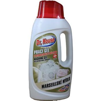 DR. HOUSE prací gel s antibakteriální přísadou Marseillské mýdlo 1,5 l (25 praní) (8594057126049)
