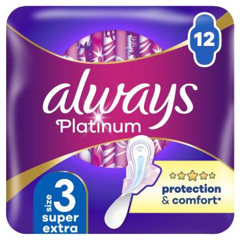ALWAYS Platinum Day & Night hygienické vložky s krídelkami 12 ks