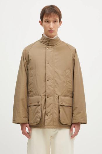 Bunda Baracuta Barbour x Baracut OS Casual Bedale pánska, zelená farba, prechodná, BRCPS1094