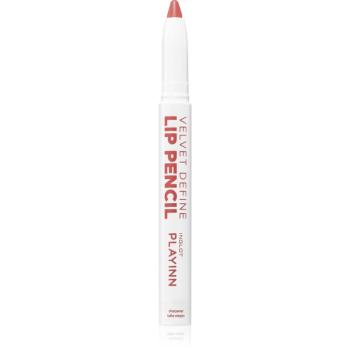 Inglot PlayInn Velvet Define Lip Pencil intenzívna ceruzka na pery odtieň BLUSHING ESPRESSO 64 1,6 g