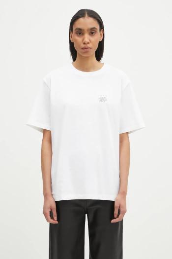 Bavlnené tričko Filling Pieces biela farba, s nášivkou, 74499861901