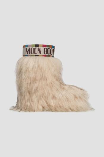 Snehule Moon Boot MB ICON YETI MID béžová farba, 80D1409600 L001
