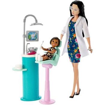 Barbie Povolanie herná súprava s bábikou – Zubárka Bruneta (194735108053)