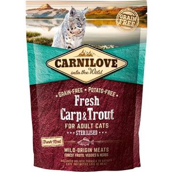 Carnilove fresh carp & trout sterilised for adult cats 400 g (8595602527427)