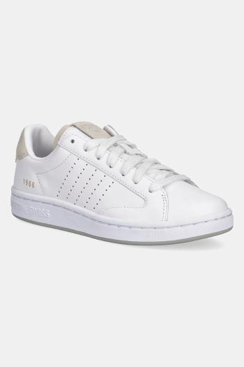 Kožené tenisky K-Swiss LOZAN KLUB LTH biela farba, 97263.907.M