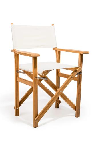 Skladacie kreslo Business & Pleasure Co. Antique White biela farba