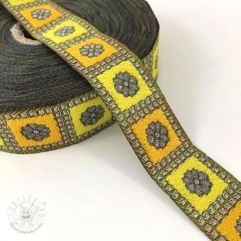 Jacquard Square yellow