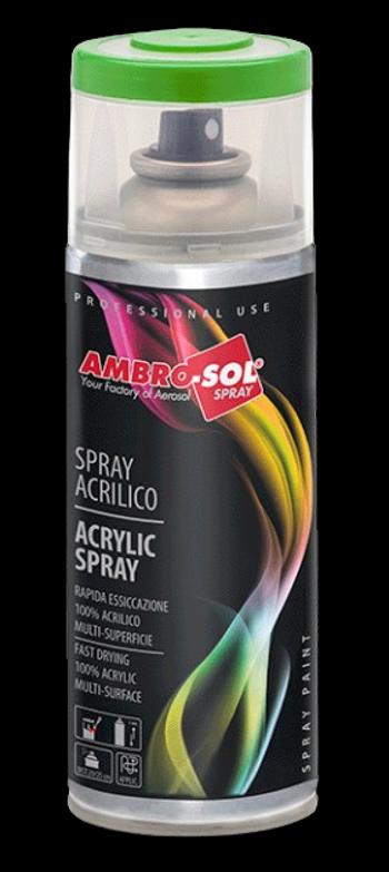 AMBRO-SOL - Univerzálna rýchloschnúca akrylová farba v spreji RAL 9005M - čierna matná, 0,4 L