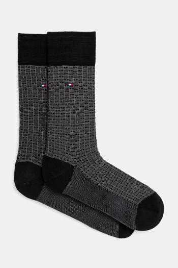 Ponožky Tommy Hilfiger pánske, čierna farba, 701230606