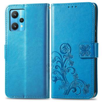 ART Peňaženkový kryt Realme 9 Pro / Realme 9 5G FLOWERS modrý