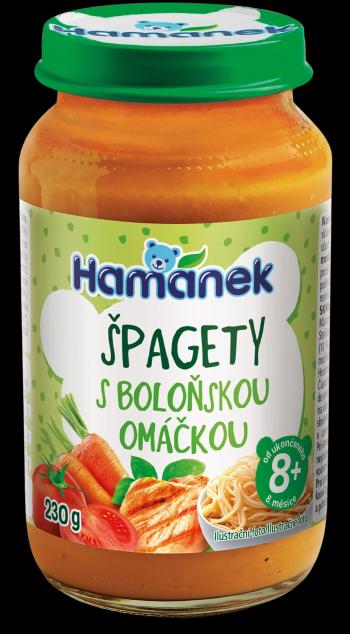 HAMÁNEK Špagety s bolonézskou omáčkou a kuracím mäsom 230 g