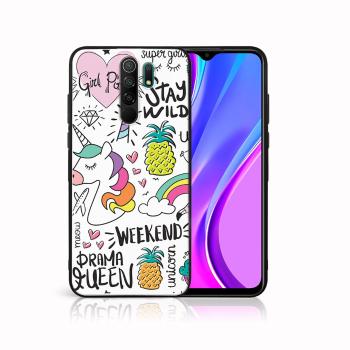 MY ART Silikónový obal Xiaomi Redmi 9 UNICORN (063)