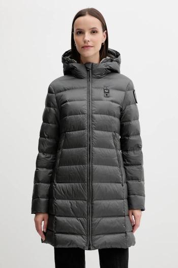 Páperová bunda Blauer AGNES šedá farba, zimná, BLDK03102